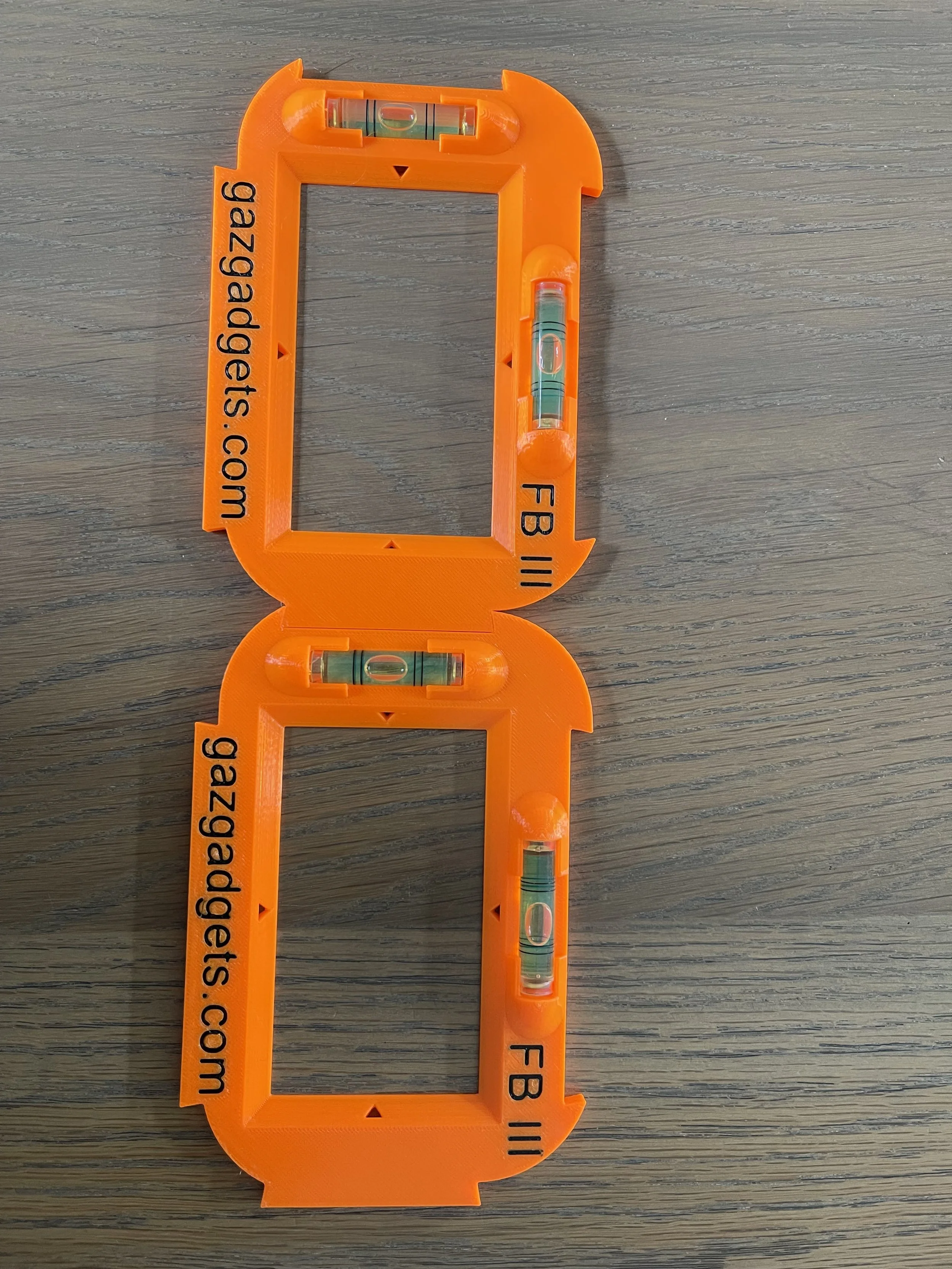 Fire Box Template Set of 2