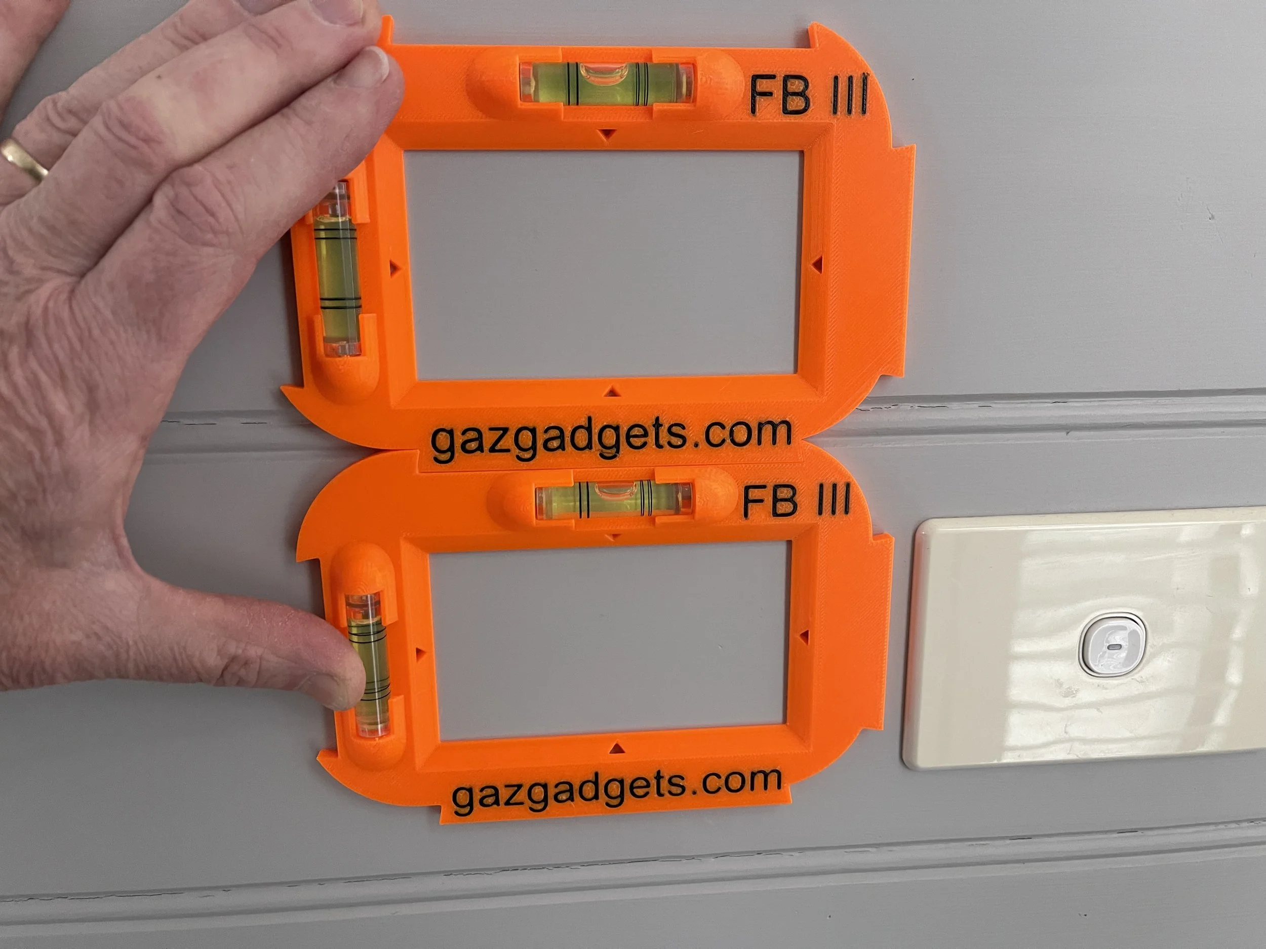 Fire Box Template Set of 2